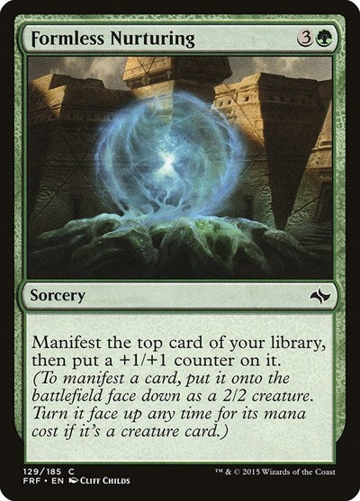 2015 Magic: The Gathering: Fate Reforged (FRF) - Formless Nurturing (#129, Common) (, Lightly Played)