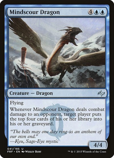 2015 Magic: The Gathering: Fate Reforged (FRF) - Mindscour Dragon (#41, Uncommon) (, Near Mint)