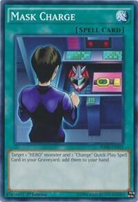 2015 YuGiOh: Structure Deck: HERO Strike (SDHS) - Mask Charge (#SDHS-EN021, Common) (Unlimited, Near Mint)