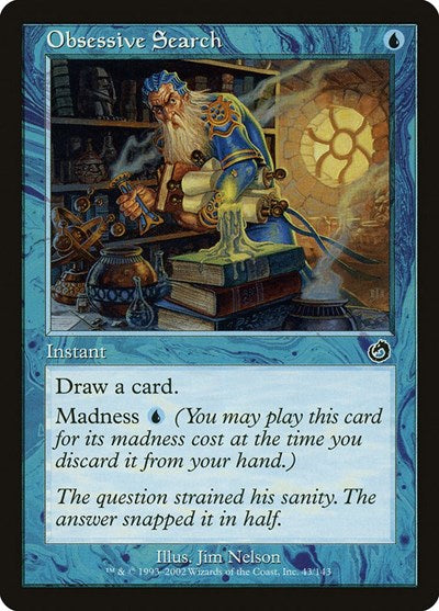 2002 Magic: The Gathering: Torment (TOR) - Obsessive Search (#43, Common) (, Near Mint)