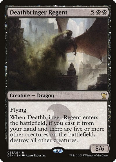 2015 Magic: The Gathering: Dragons of Tarkir (DTK) - Deathbringer Regent (#96, Rare) (, Near Mint)