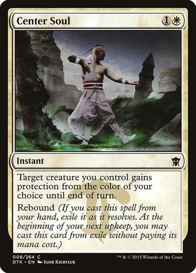 2015 Magic: The Gathering: Dragons of Tarkir (DTK) - Center Soul (#8, Common) (, Near Mint)