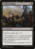 2015 Magic: The Gathering: Dragons of Tarkir (DTK) - Virulent Plague (#125, Uncommon) (, Lightly Played)