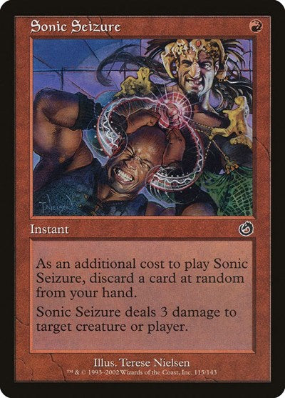 2002 Magic: The Gathering: Torment (TOR) - Sonic Seizure (#115, Common) (, Lightly Played)