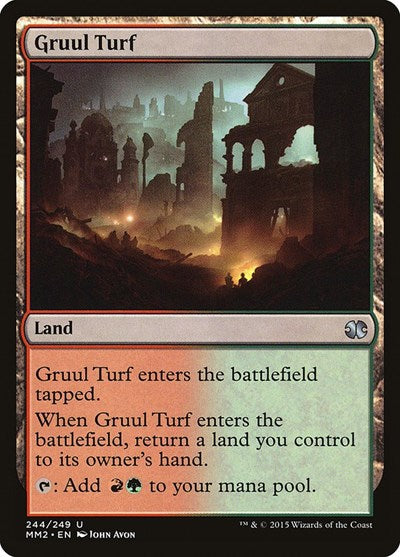 2015 Magic: The Gathering: Modern Masters 2015 (MM2) - Gruul Turf (#244, Uncommon) (, Near Mint)