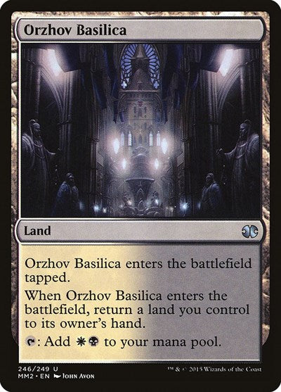2015 Magic: The Gathering: Modern Masters 2015 (MM2) - Orzhov Basilica (#246, Uncommon) (, Near Mint)