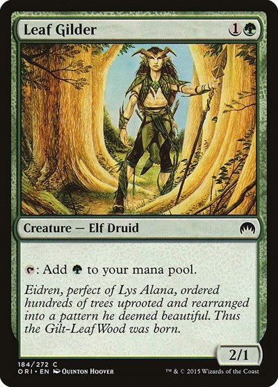2015 Magic: The Gathering: Magic Origins (ORI) - Leaf Gilder (#184, Common) (, Near Mint)