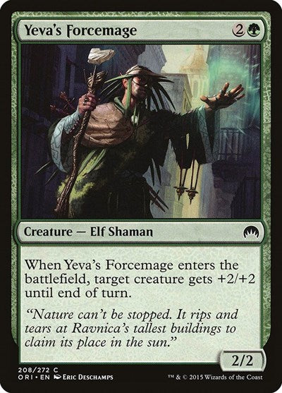 2015 Magic: The Gathering: Magic Origins (ORI) - Yevas Forcemage (#208, Common)