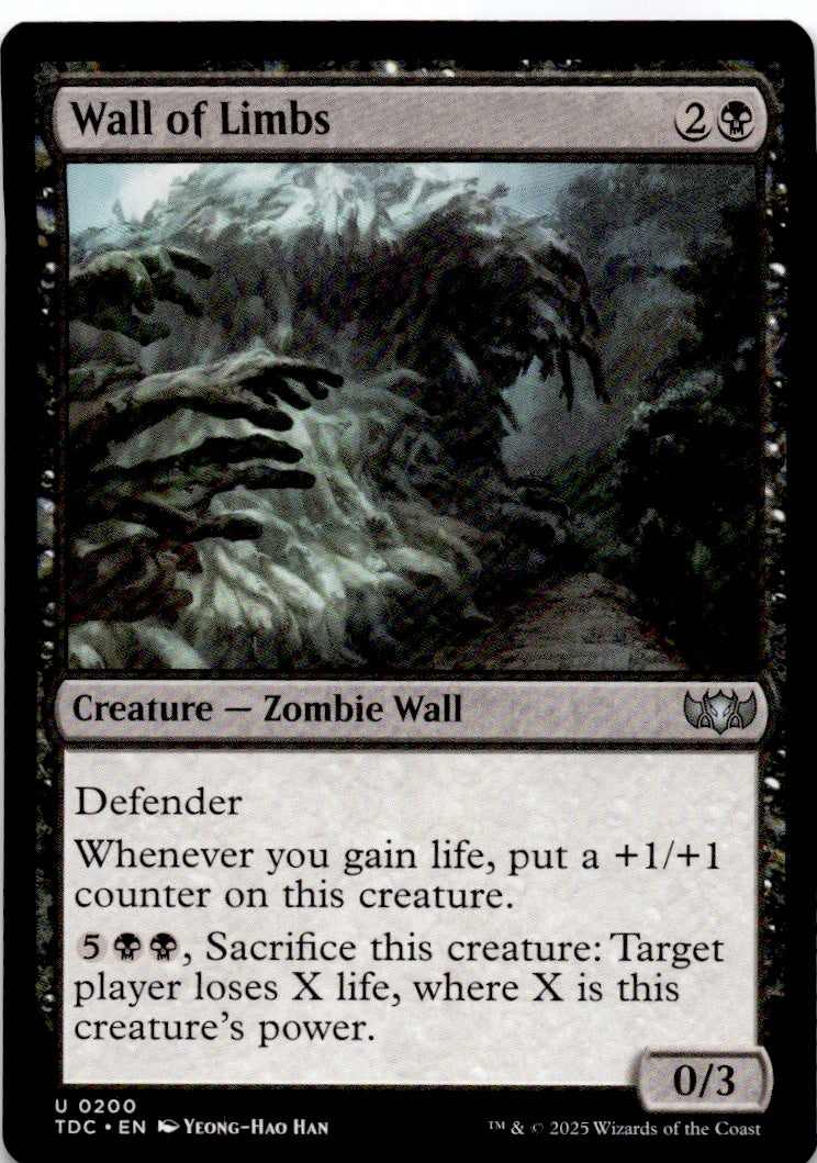Wall of Limbs
