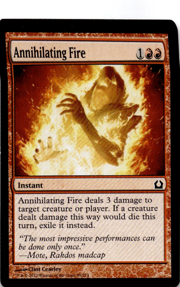 Annihilating Fire