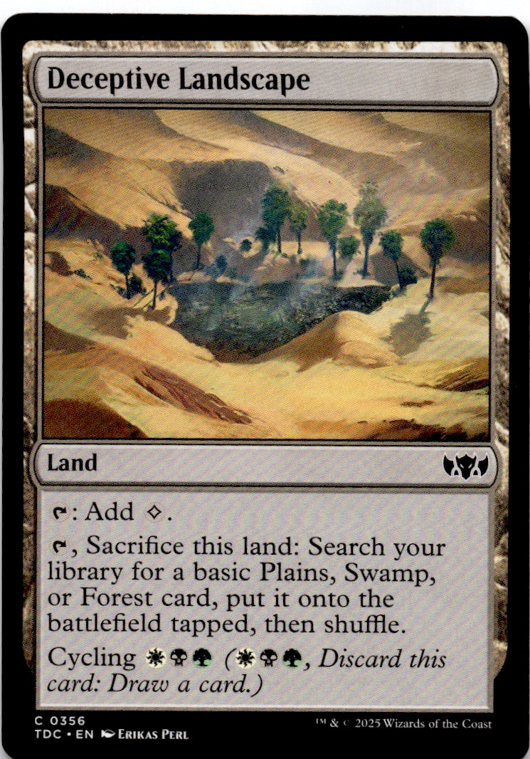 Deceptive Landscape
