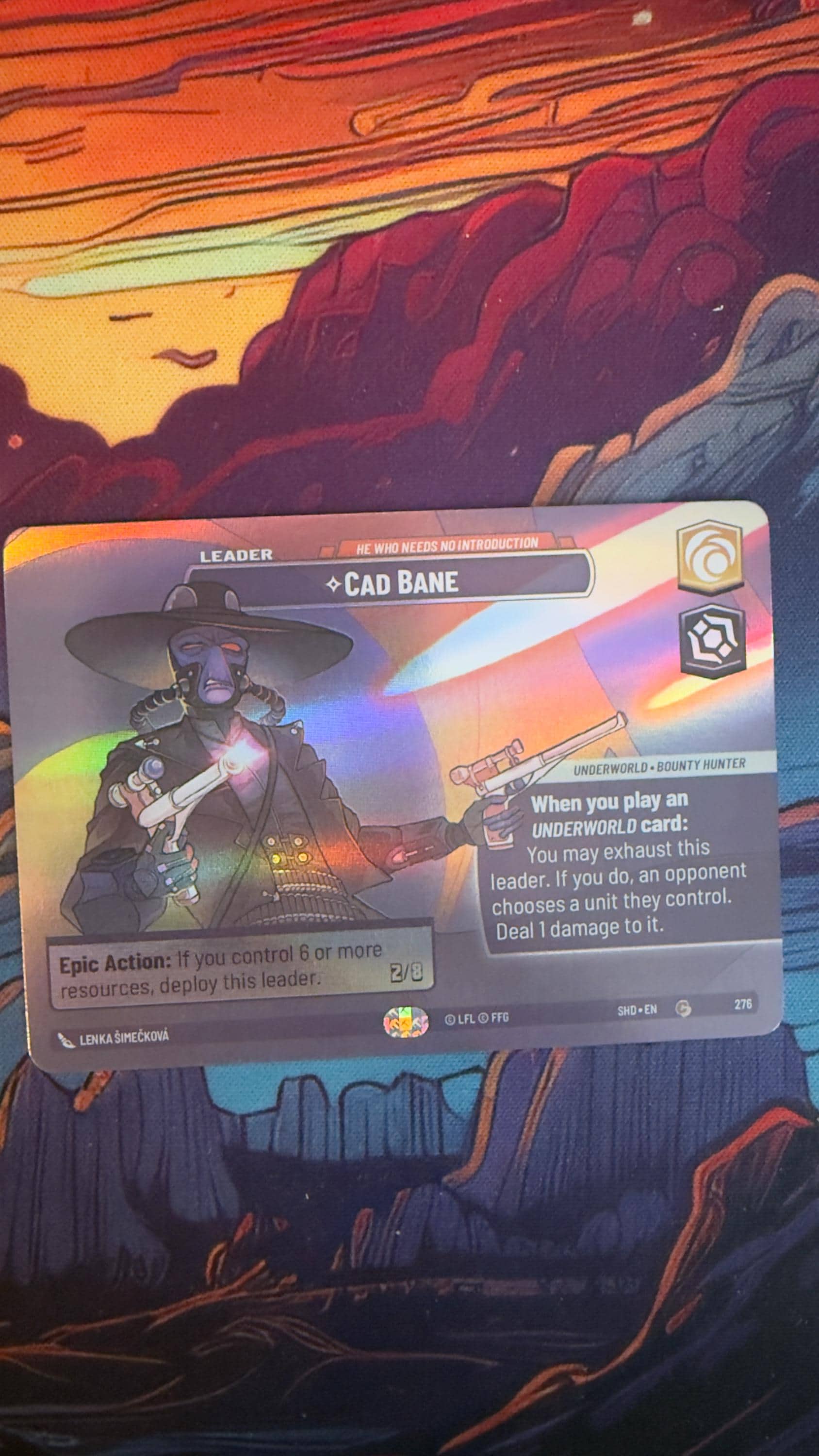 Star Wars Unlimited - Cad Bane: He Who Needs No Introduction - Showcase Foil | Rare Collectible Trading Card