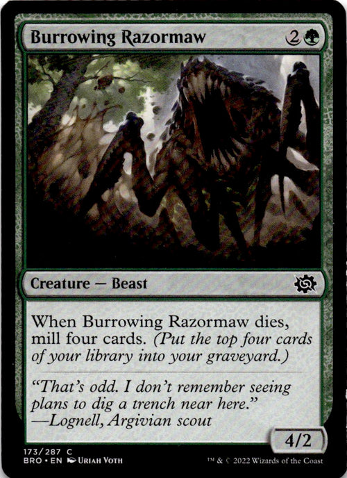 Burrowing Razormaw