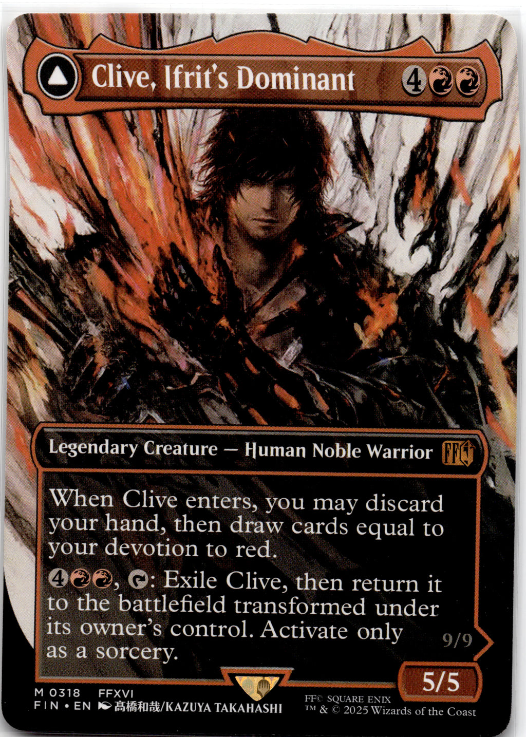 Clive, Ifrit's Dominant (0318) (Borderless)