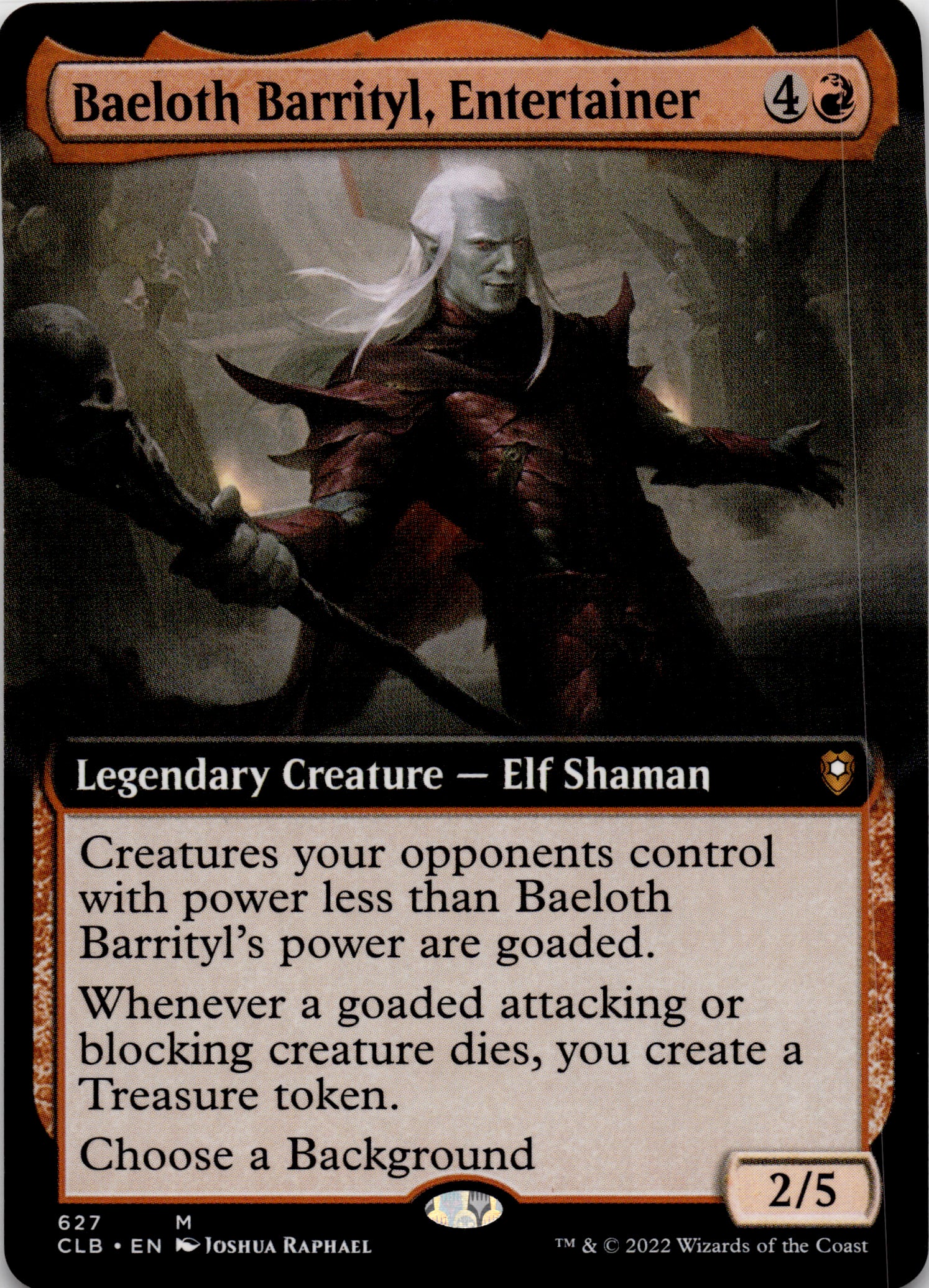 Baeloth Barrityl, Entertainer (Extended Art)