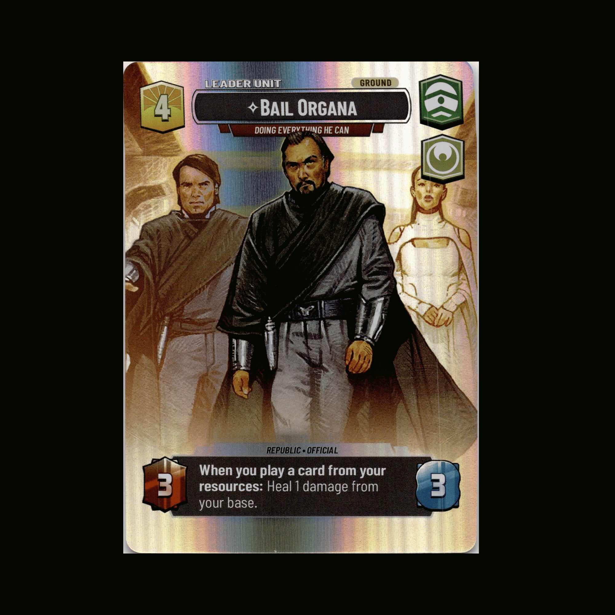 Bail Organa - Doing Everything He Can (Showcase)
